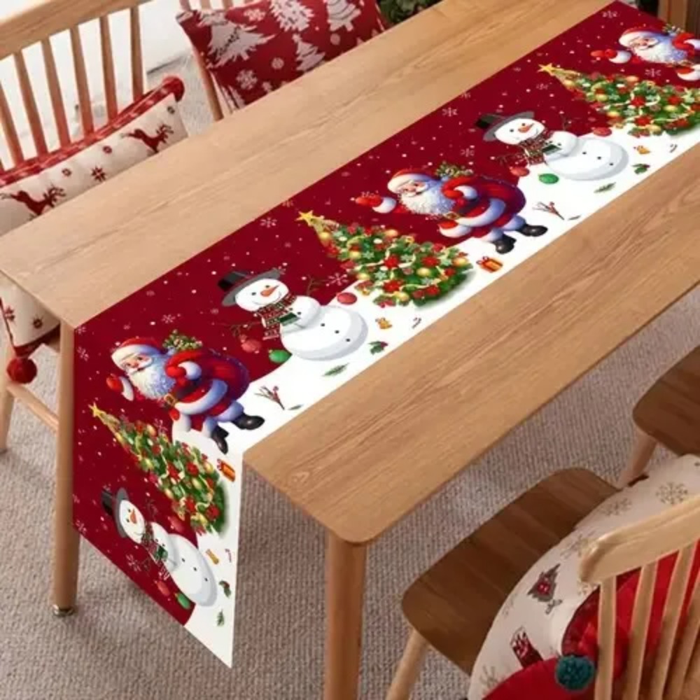 Christmas Table Runner - Chemin de table de Noël Père