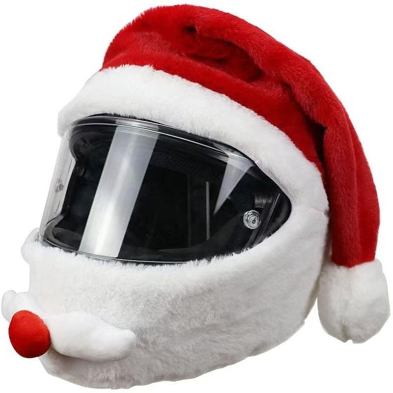 Santa Hat Plush - Housse de casque de Noël en