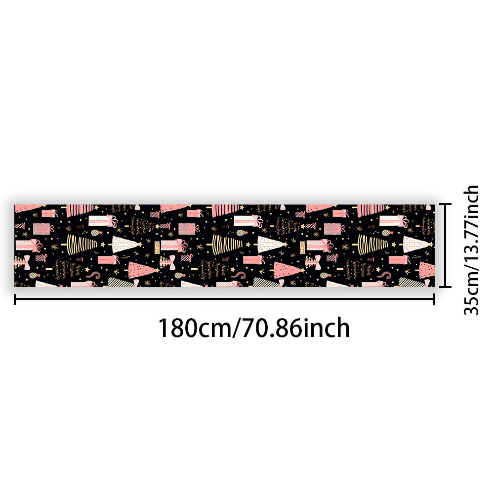Chemin de table de Noël rose,  - Christmas Table Runner avis et prix