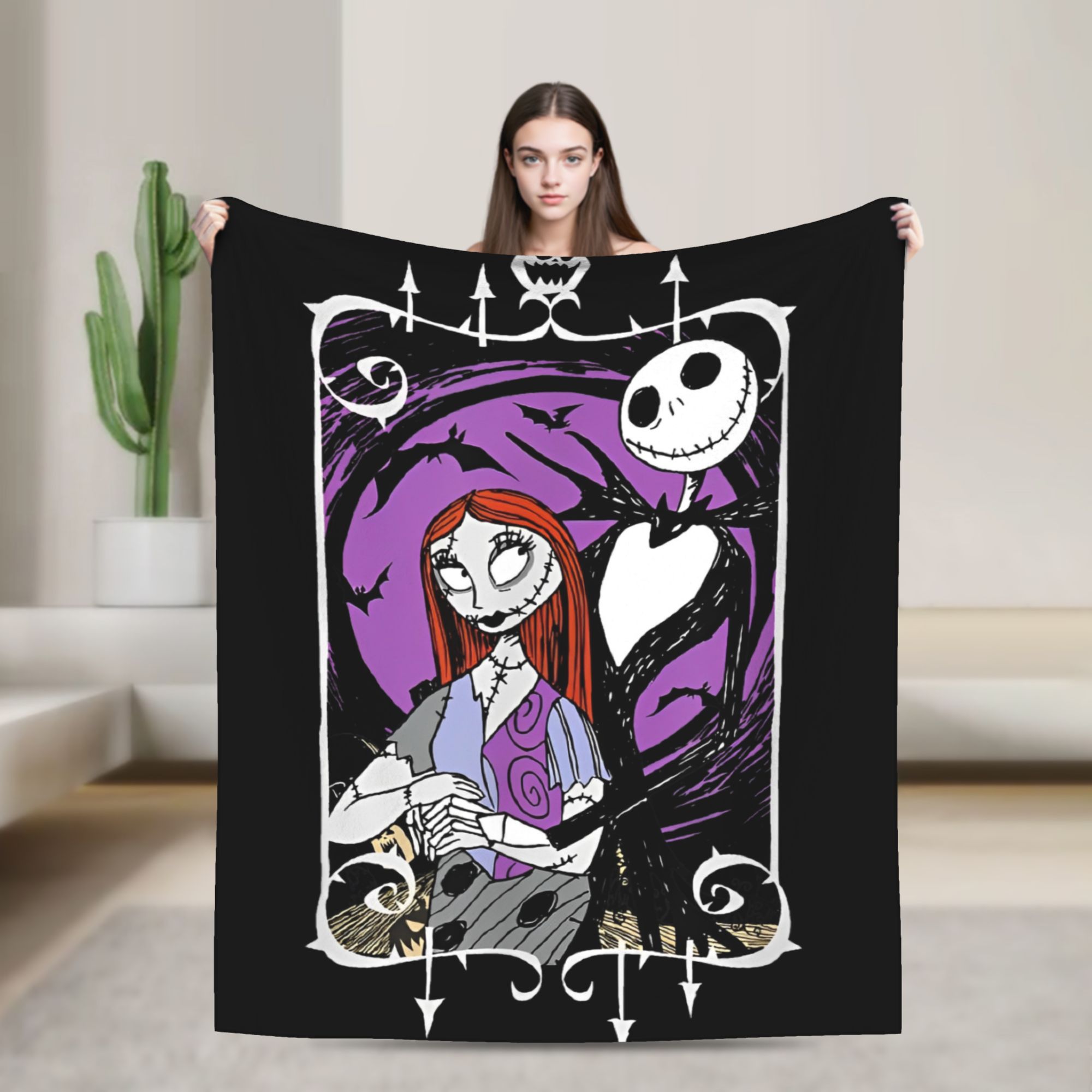 Couverture tricotée Jack et Sa - Christmas Throw Blanket avis et prix