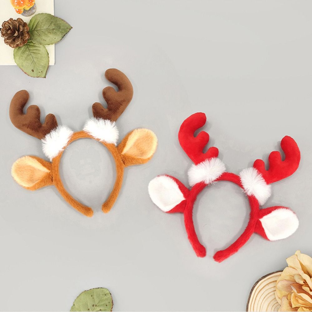 Serre-tête en peluche avec cor - Reindeer Antlers Headband avis et prix