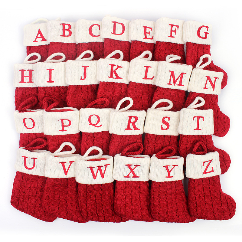 Chaussettes de noël en tricot  - Christmas Stocking Hanging avis et prix