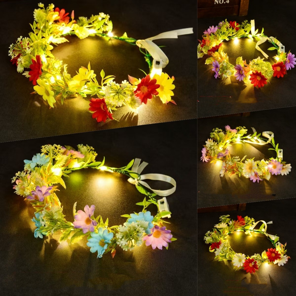 Couronne florale lumineuse LED - Led Fairy String Lights avis et prix