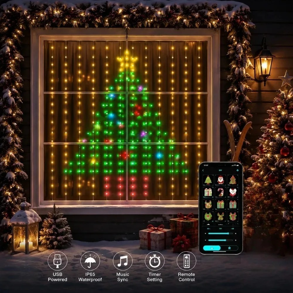 Rideaux lumineux à pixels LED, - Led Fairy String Lights avis et prix