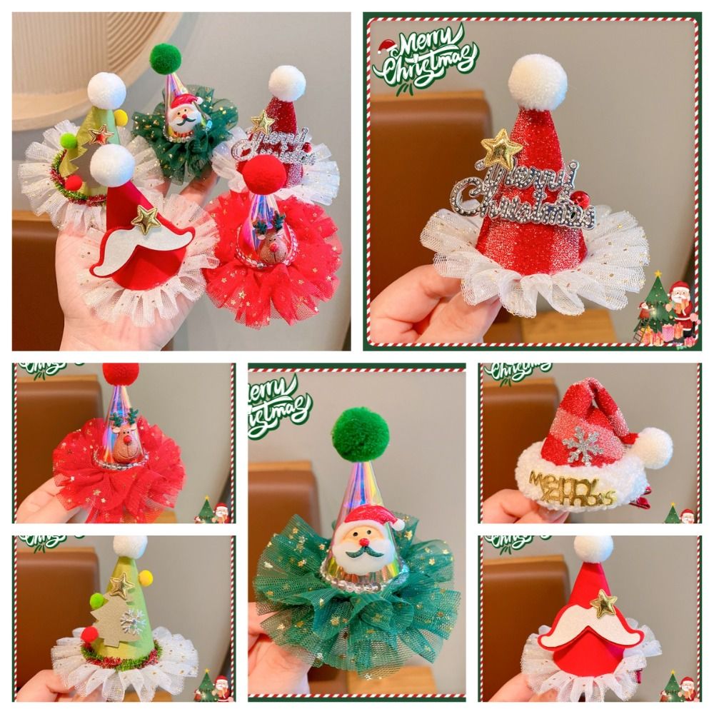 Pince à cheveux étoile mignonn - Santa Hat Plush avis et prix