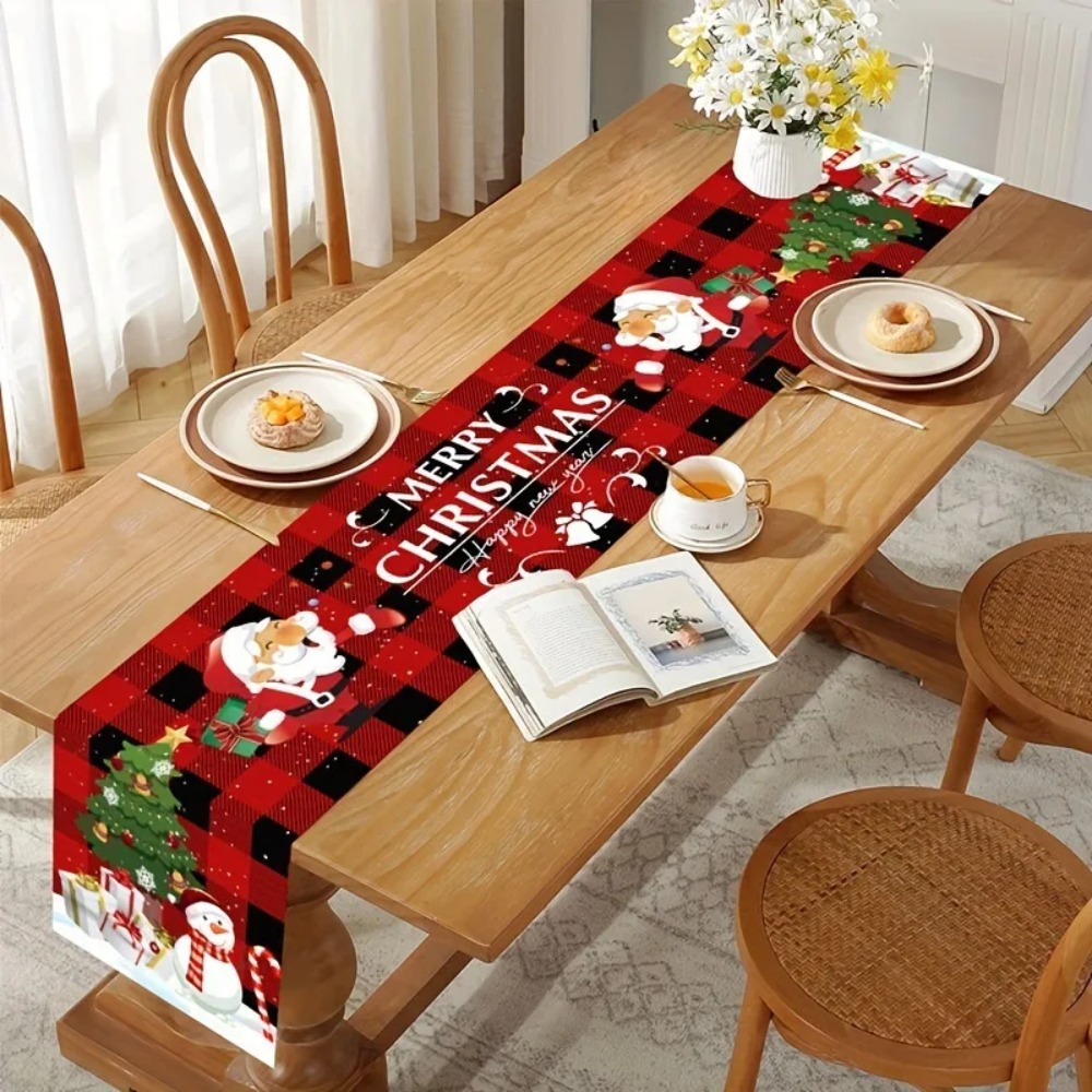 Chemin de table de Noël Père N - Christmas Table Runner avis et prix