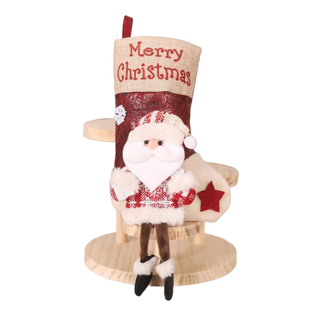 Grand bas de Noël du Père Noël - Christmas Stocking Hanging avis et prix