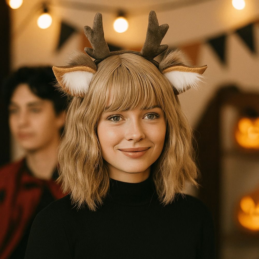 Bandeau unisexe en bois de cer - Reindeer Antlers Headband avis et prix