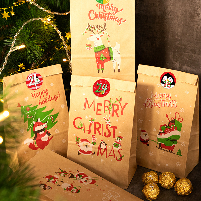 Sacs Cadeaux de Noël en Papier - Advent Calendar Gift avis et prix